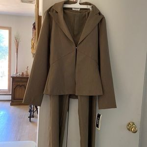 Camel colored suit for women/youth size small